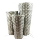 Outdoor Planter Baskets Resin Wicker