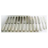 14 Sterling Handle Knives