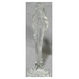 Heisey Clear glass Madonna Figurine 9.5"