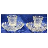 American Whitehall Pair Votive Holders 5"