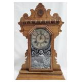 Waterbury Carved Kitchen Clock w/ Key