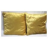 Pair Pier 1 Imports Throw Pillows - 17" x 16"
