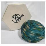 Vintage Peacock Feather Hat w/ Box