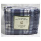 Flannel 4 pc Sheet Set - Queen - New