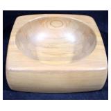 Wood Bowl - 11" x 11" x 4"