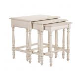 Alden Parkes Nathan nesting tables, cream
