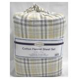 Flannel 4 pc Sheet Set - Queen - New