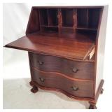 Mahogany Chippendale Slant Front Desk