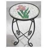 Mosaic Top Patio Table 23 x 14