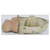 Hippo Pottery Juicer 2.5x4x7