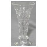 Stuart England Cut Crystal Vase 6.5"