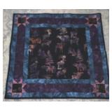 Hand Stitched Quilt - 22" x 22"