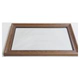 Wood Frame Wall Mirror 31x43