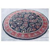 Round Persian Rug 69"