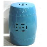 Turquoise Color Three Hands Garden Stool