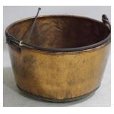Vintage Copper Apple Butter Pot 15x25