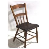 Vintage Plank Bottom Chair 33 x 15 x 17