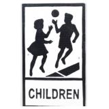 Cast Iron Metal Sign 12x7