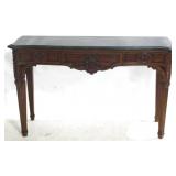 Faux Marble Console Table 37x60x21