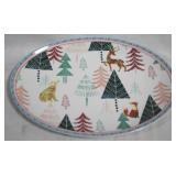 Fitz & Floyd Christmas Platter - 14.5" x 10"