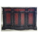 Decoratively Painted Buffet