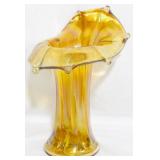 Imperial Jack In Pulpit Marigold Carnival 10" Vase