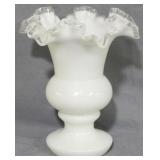 Fenton Silvercrest Vase 7"