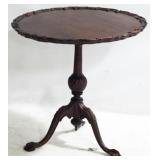 Carved Chippendale Tea Table