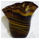Art Glass Vase 7"