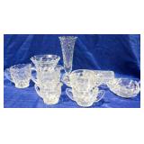 Assorted Fostoria American Glassware