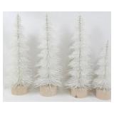 4 Christmas Trees 14.5"