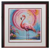 PINK FLAMINGO II HAND SIGNED LIMITED EDITION PRINT