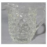 Large Fostoria American Pitcher 7.5"
