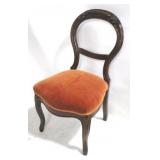 Victorian Walnut Balloon Back Chair