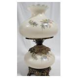 Vintage Painted Gone With The Wind Lamp