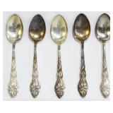 5 Sterling Spoons 3.0oz