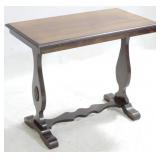 Vintage Stretcher Base Window Table