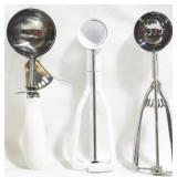 3 Ice Cream Scoops