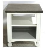 Painted End Table 25 x 23 x 23