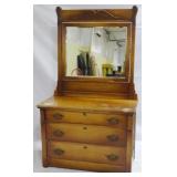 Vintage Dresser with Mirror 73x43x20.5