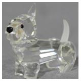 Swarovksi Glass Dog 2"
