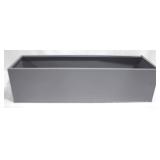 Metal Planter - 24" x 7" x 6.5"
