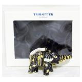 Jointed Cloisonne Elephant Ornament