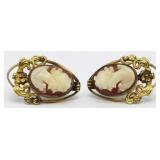 Pr of Cameo Earrings