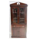 Vintage Mahogany Corner Cabinet