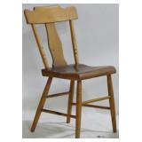 Early Plank Bottom Chair 32"