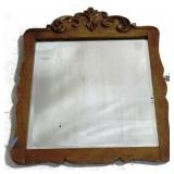 Vintage Carved Mirror 28 x 21
