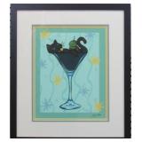 OLOVE MY MARTINI HAND SIGNED BY IVY LOWE