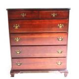 Mahogany Bracket Foot Chest of Drawers