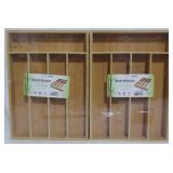 2 Diamond Home Bamboo Organizers